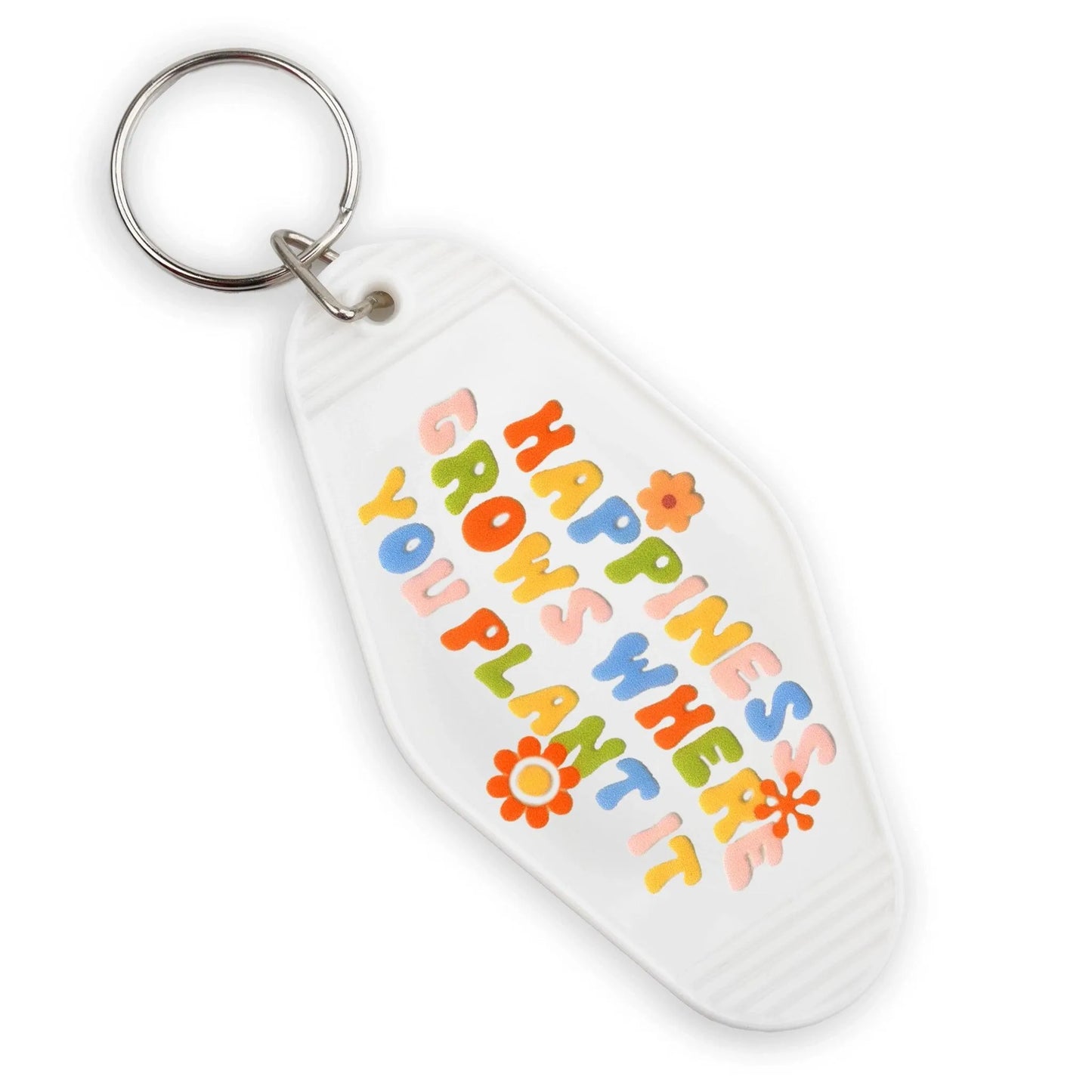 Master Maker Crafts -  UV DTF Decal - Happiness Grows 4 Set 2" (Keychain NOT Inclued)
