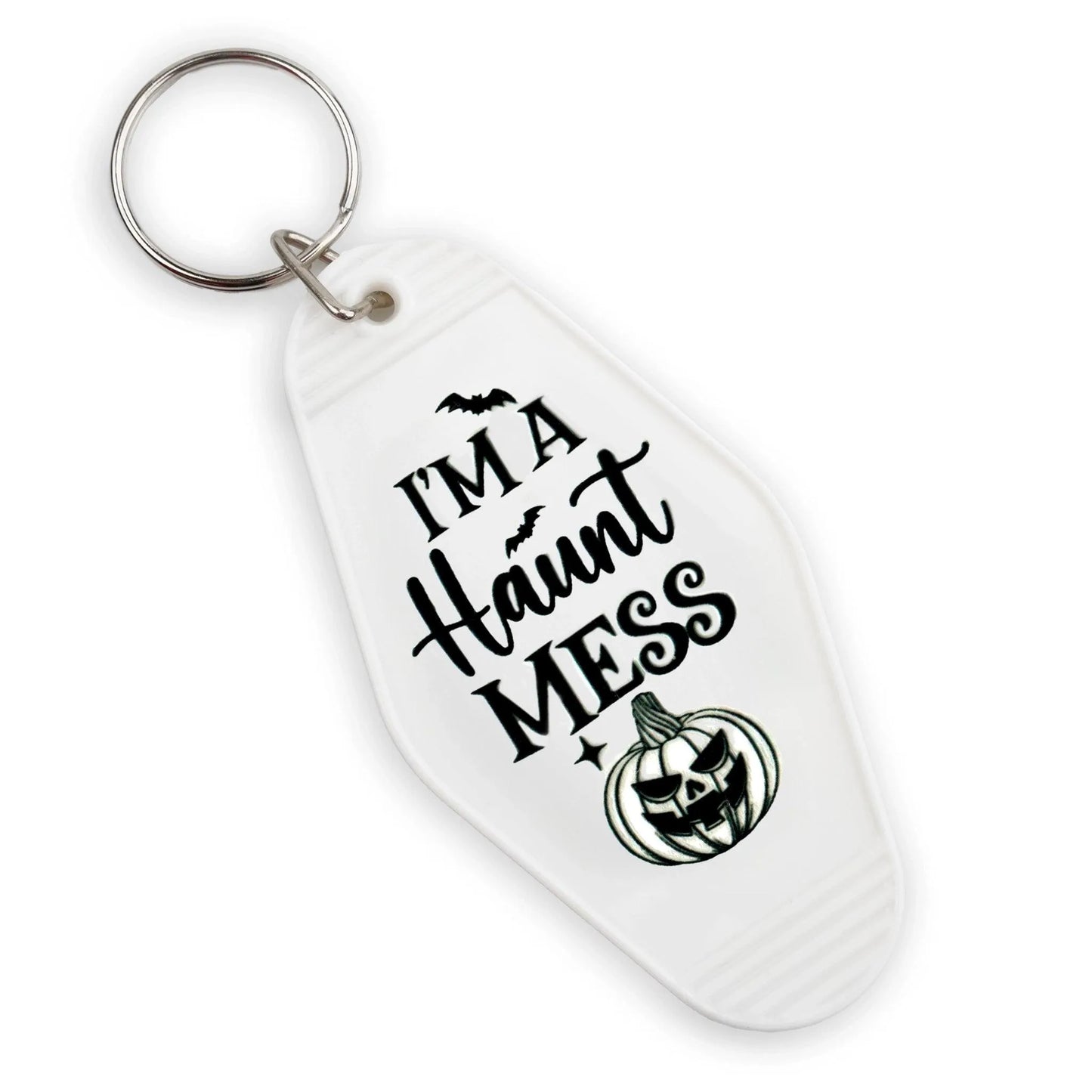 Master Maker Crafts -  UV DTF Decal - Haunt Mess 4 Set 2" (Keychain NOT Inclued)