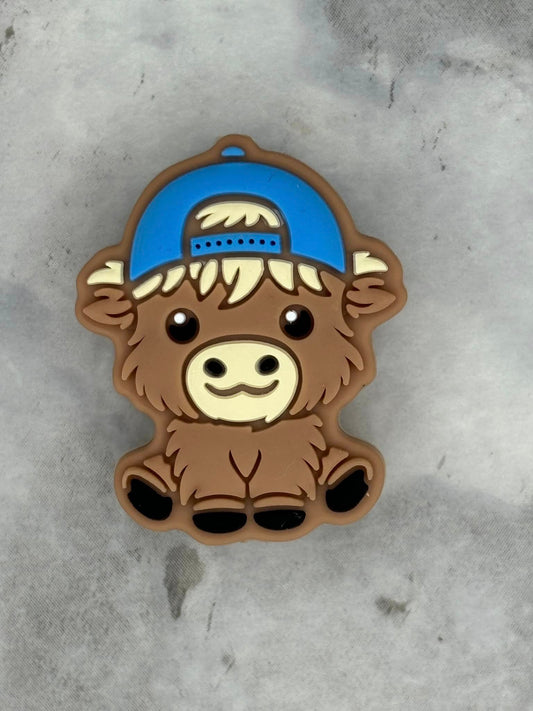 0091 - Animal - Highland Cattle Boy Blue