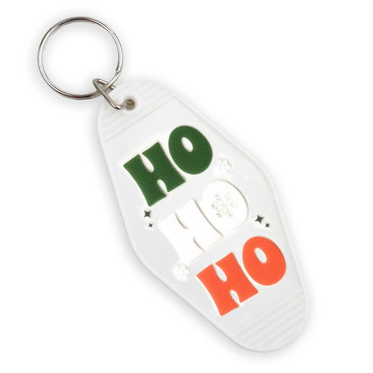 Master Maker Crafts -  UV DTF Decal - Ho,Ho,Ho, Snowy 4 Set 2" (Keychain NOT Inclued)