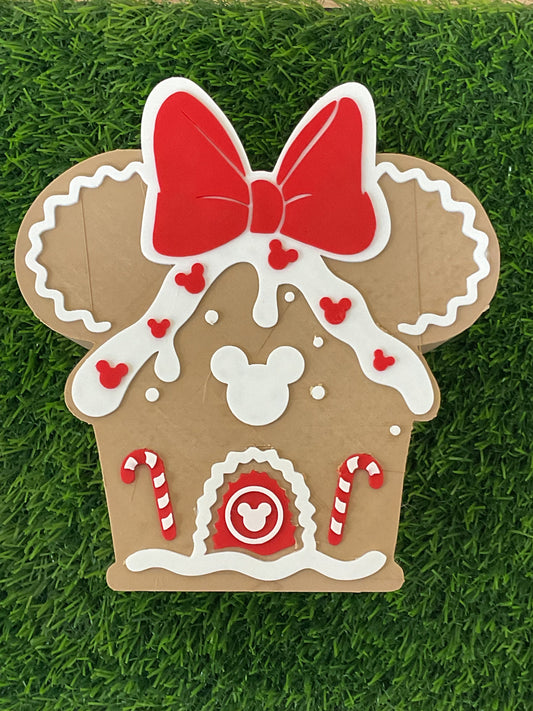 RDMinnieMouse Gingerbread House Soap Holder 3D Printed
