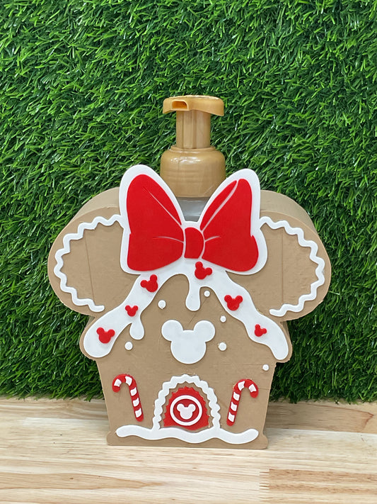 RDMinnieMouse Gingerbread House Soap Holder 3D Printed
