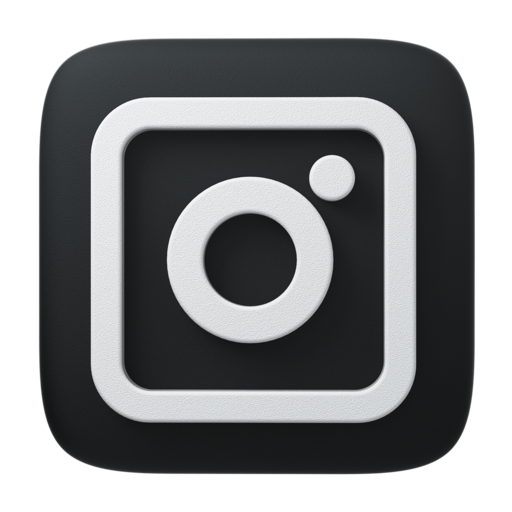 Custom 3D Instagram NFC Tag Keychain
