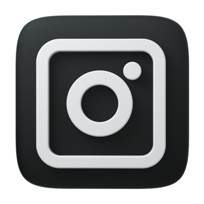 Custom 3D Instagram NFC Tag Keychain