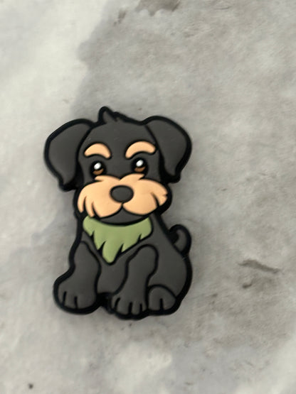 0076 - Animal - Dog - Schnauzer Silicone Focal