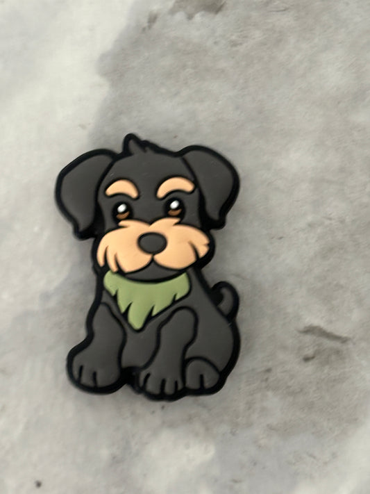 0076 - Animal - Dog - Schnauzer Silicone Focal
