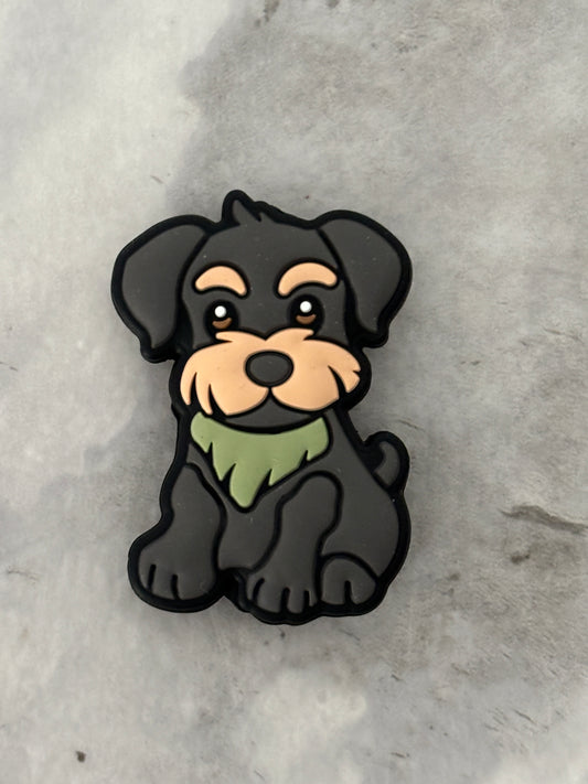 0076 - Animal - Dog - Schnauzer Silicone Focal