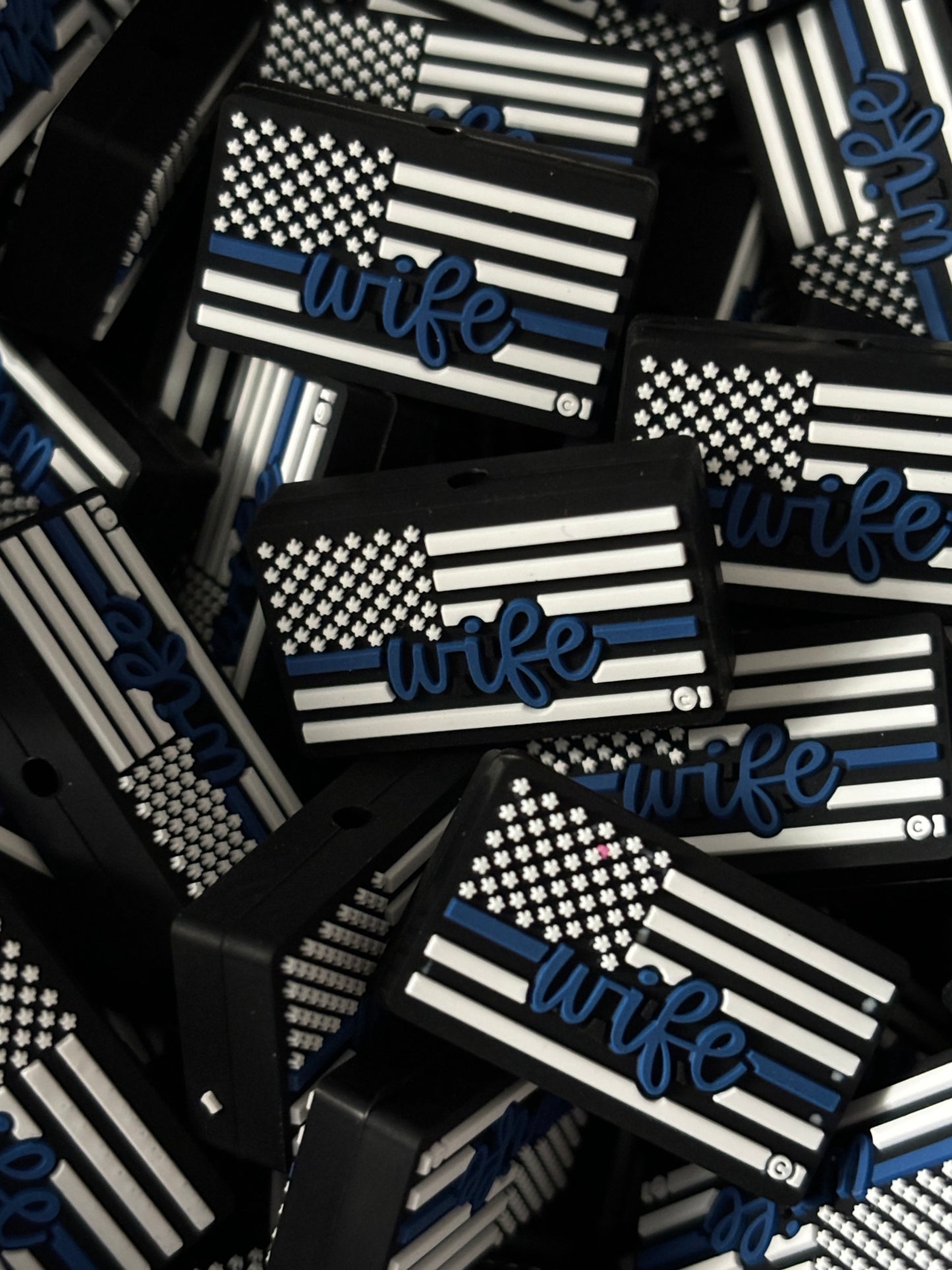 Police - Police Wife Flag Focal 0524