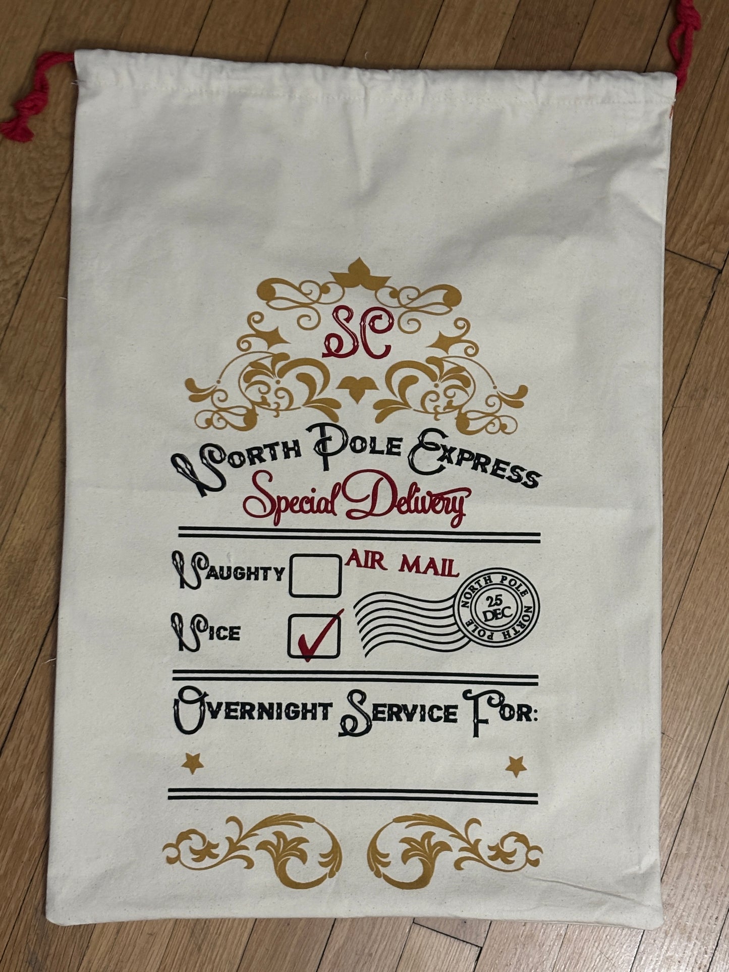 TaTN Christmas - Personalized Santa Sack - Santa Bag - Gift Bag