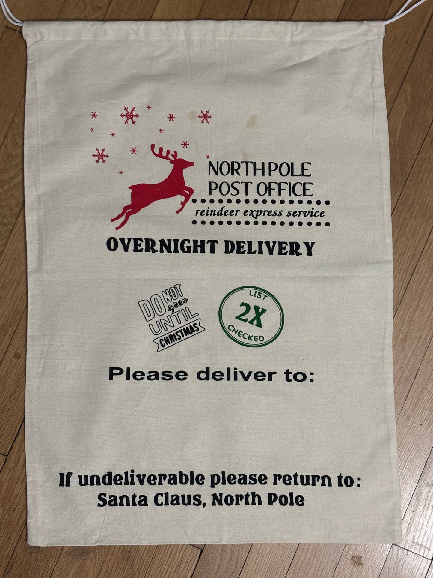 TaTN Christmas - Personalized Santa Sack - Santa Bag - Gift Bag