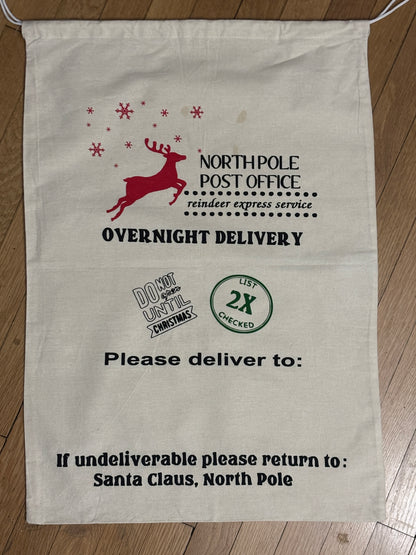 TaTN Christmas - Personalized Santa Sack - Santa Bag - Gift Bag