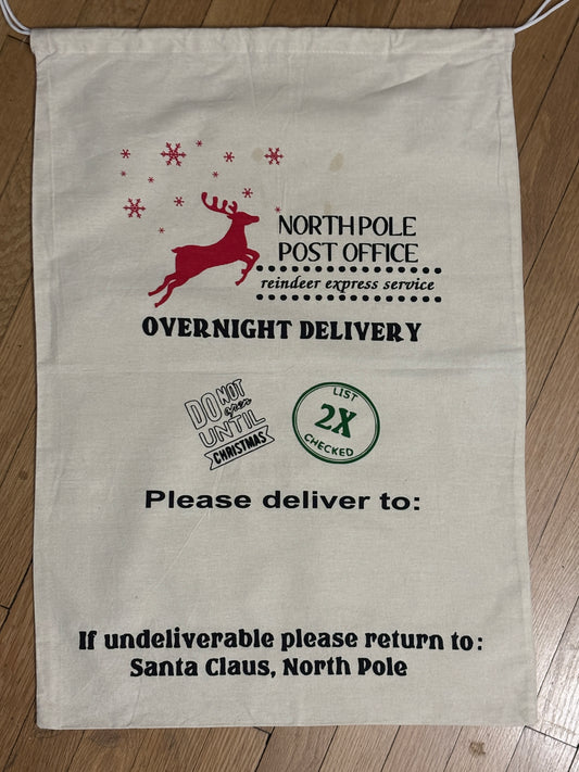 TaTN Christmas - Personalized Santa Sack - Santa Bag - Gift Bag