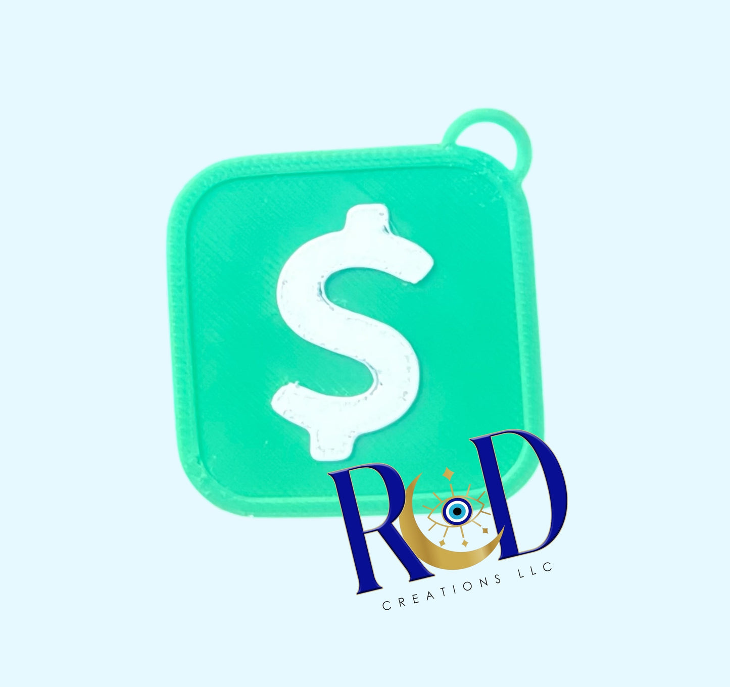 Cash App Ready to Ship NFC Weblink Keychain -3D Printed Social Media Scan Tag for Content Creators and Businesses