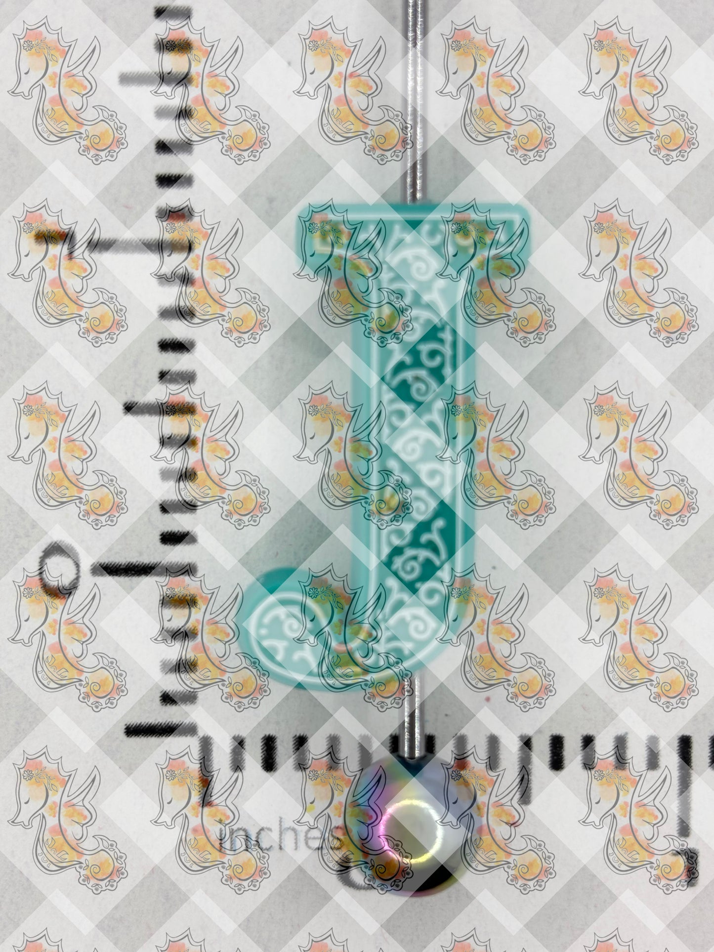 Alphabet J Silicone Focal