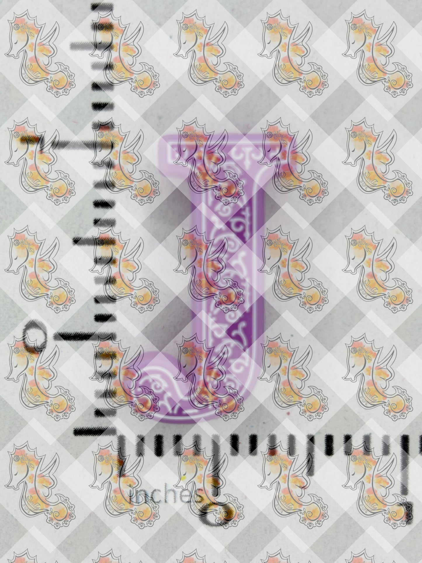 Alphabet J Silicone Focal
