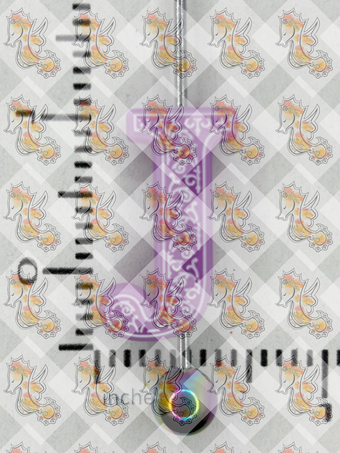 Alphabet J Silicone Focal