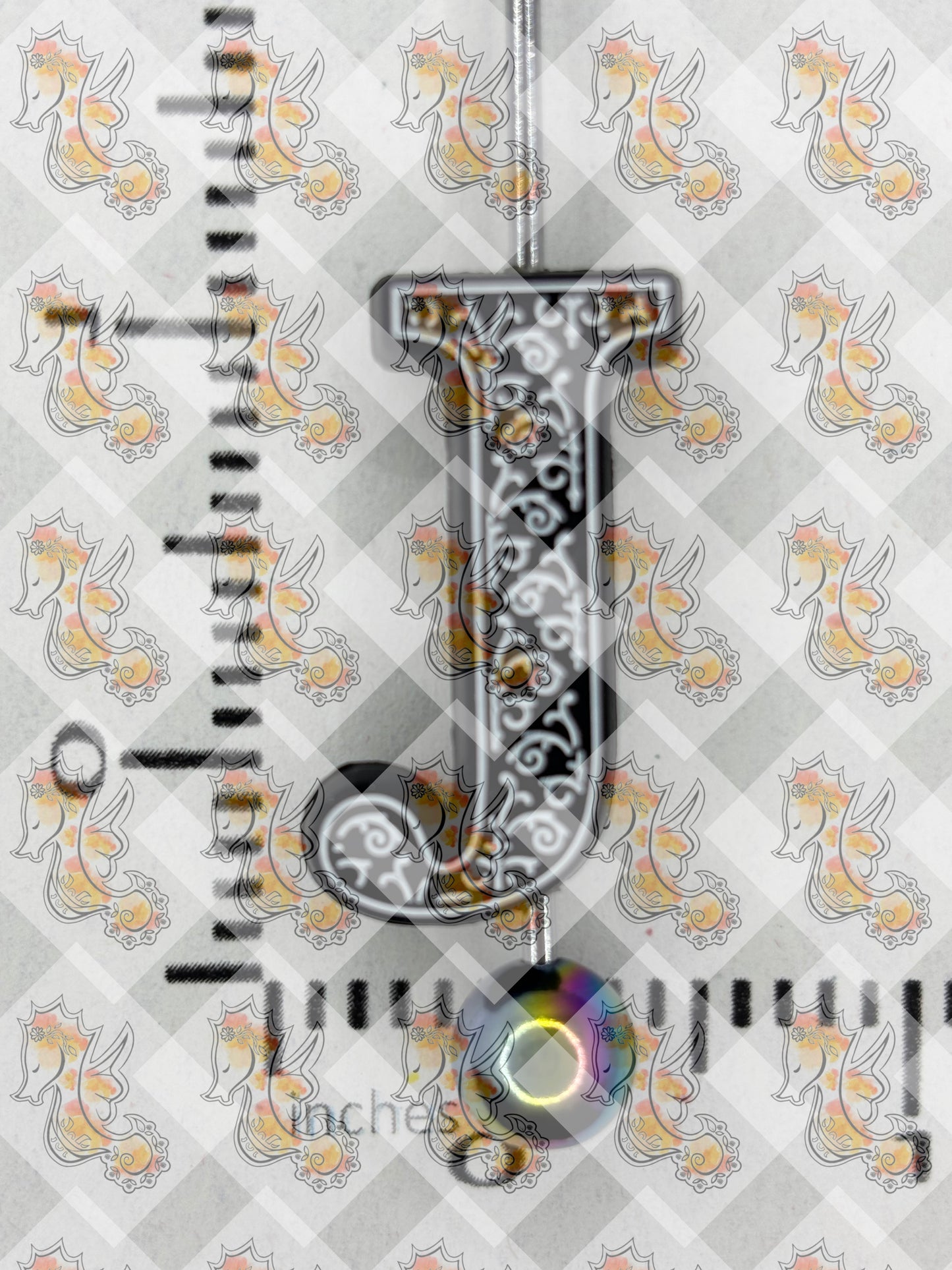 Alphabet J Silicone Focal