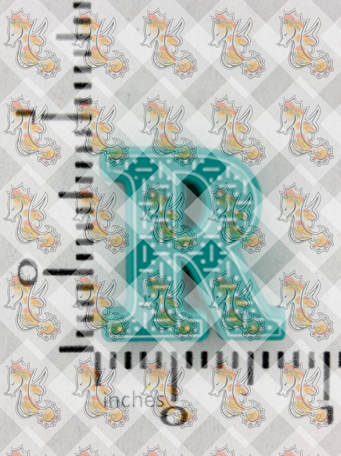 Alphabet R Silicone Focal Collection ~ Collab with RD Creations