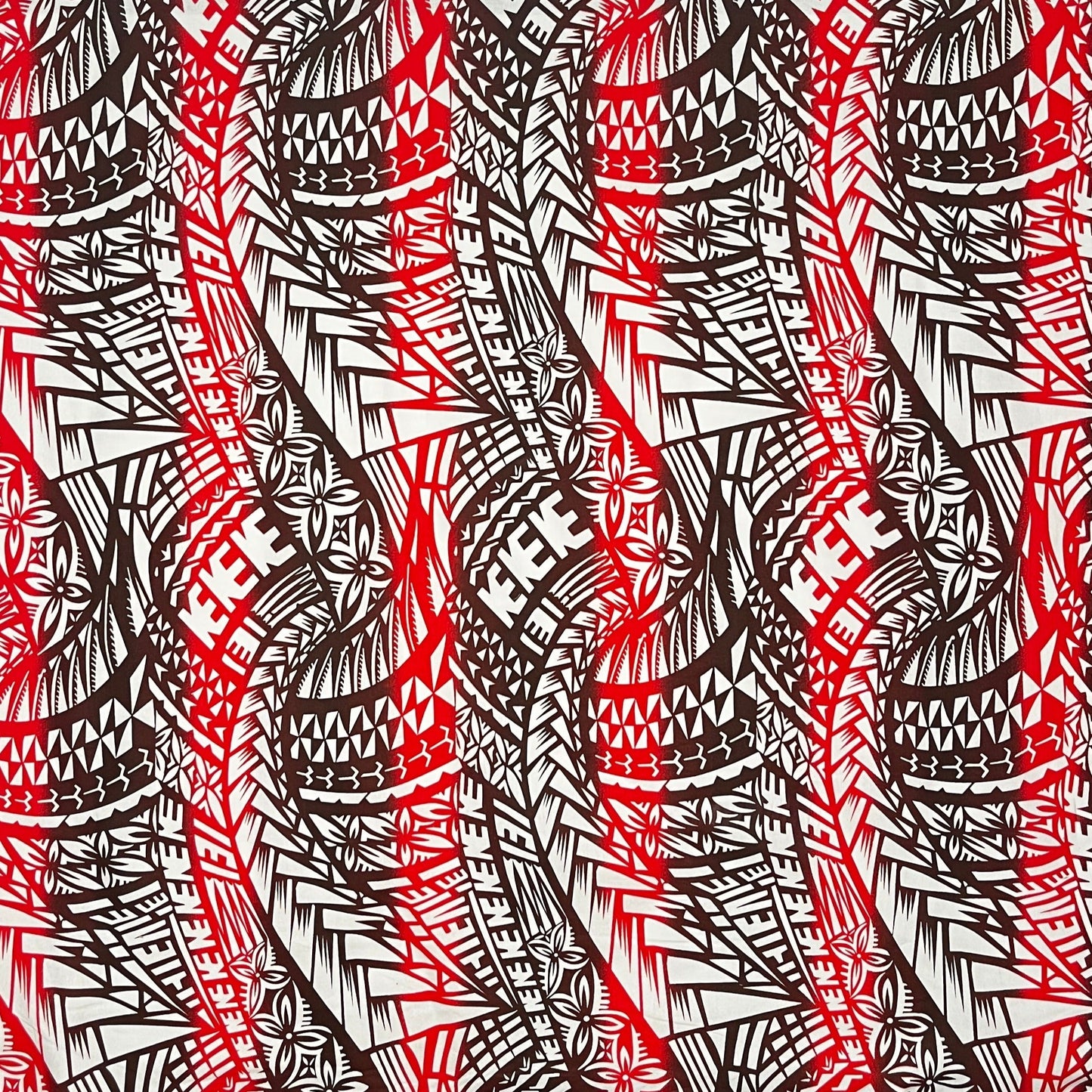 Traditional Polynesian Tattoo Fabric | Muslin Cotton