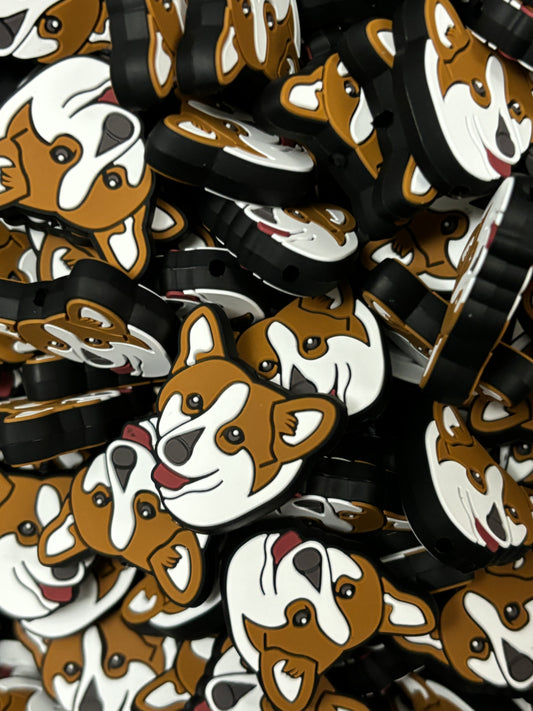 0045 - Animal - Dog - Corgi Silicone Focal