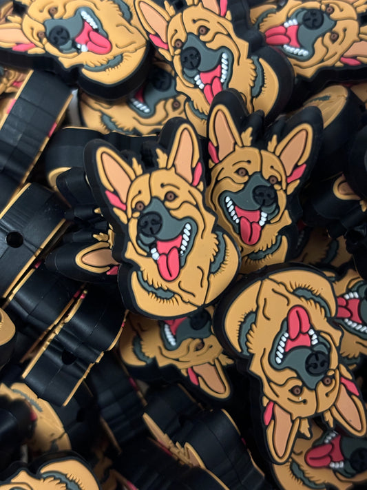 0056 - Animal - Dog - German Shepherd Silicone Focal