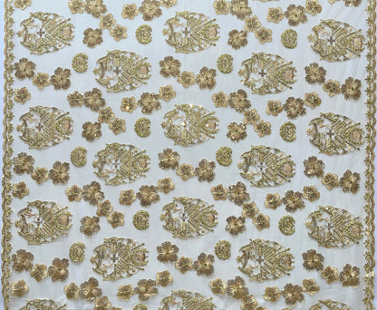 Hibiscus Tonga Seal Lace | Islands Fabric
