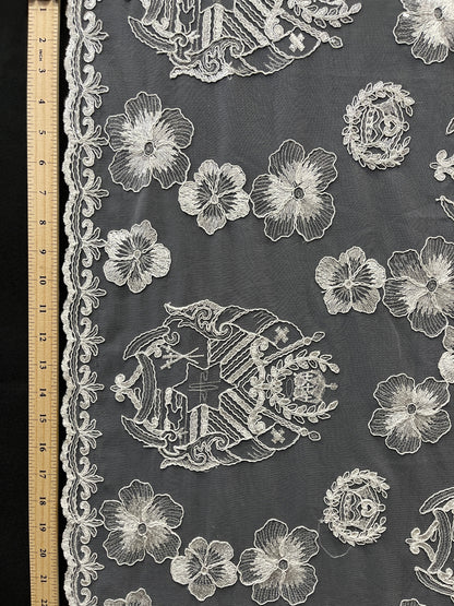 Hibiscus Tonga Seal Lace | Islands Fabric