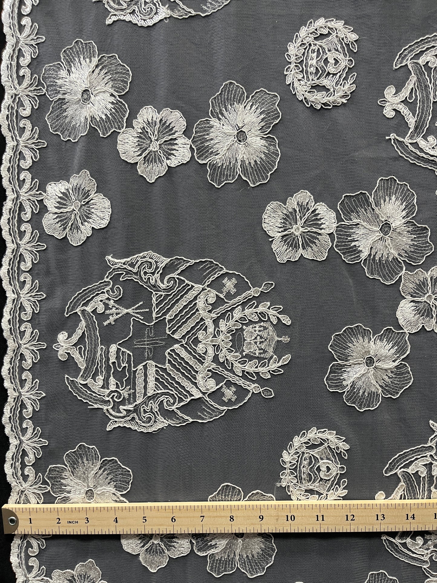 Hibiscus Tonga Seal Lace | Islands Fabric