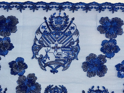 Hibiscus Tonga Seal Lace | Islands Fabric