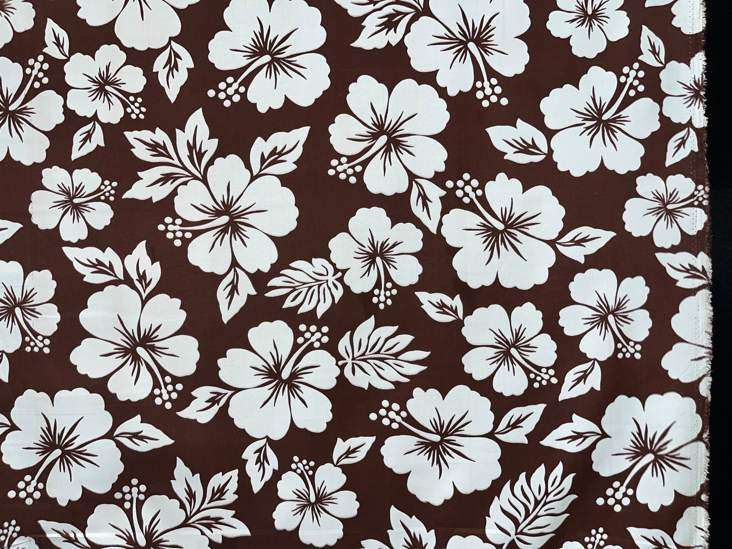 Hibiscus Flower Polyester Fabric | Islands Fabric
