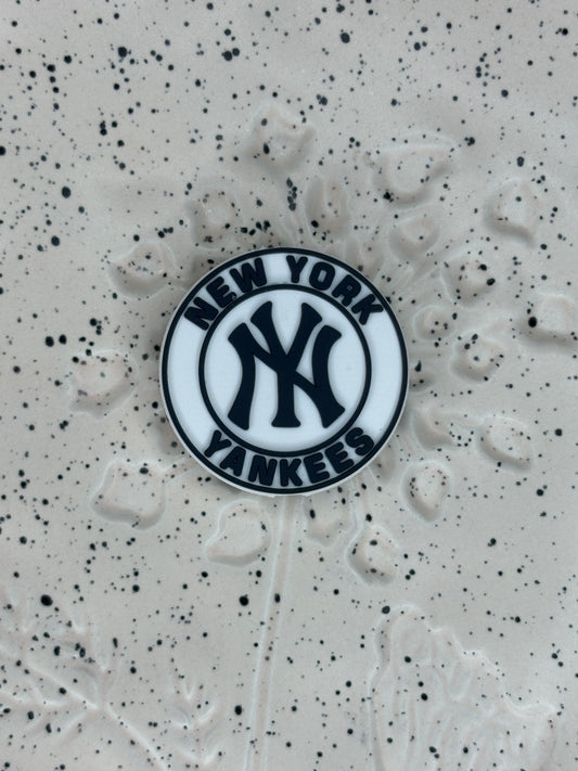 Baseball - New York Yankees PVC Focal - Bead Sister Collab
