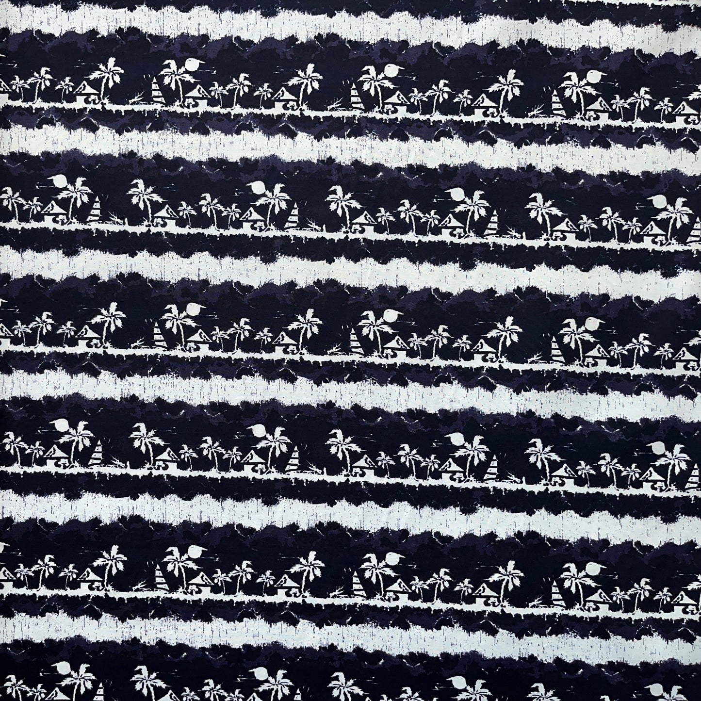 Lagoon Nights Rayon Fabric | Islands Fabric