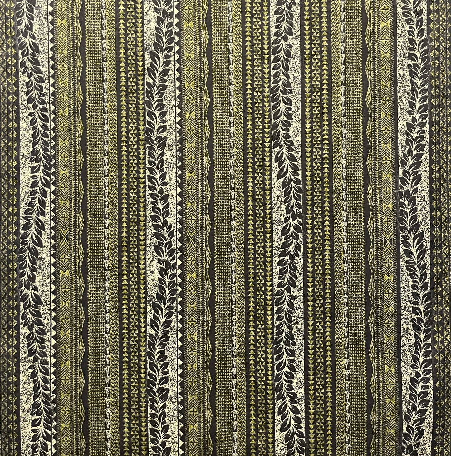 Traditional Tattoo Lei Poly Cotton Fabric | Islands Fabric