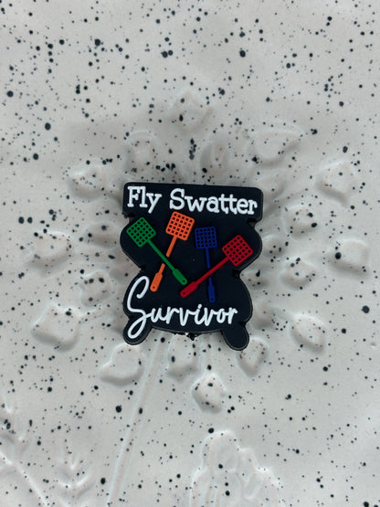Saying - Fly Swatter Survivor PVC Focal 8541