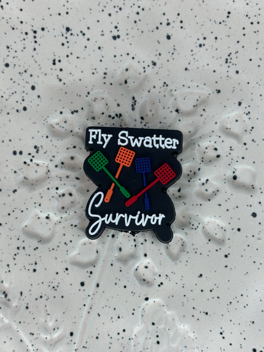 Saying - Fly Swatter Survivor PVC Focal 8541
