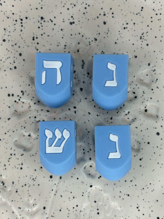 Hanukkah - Dreidel Silicone Focal 15062