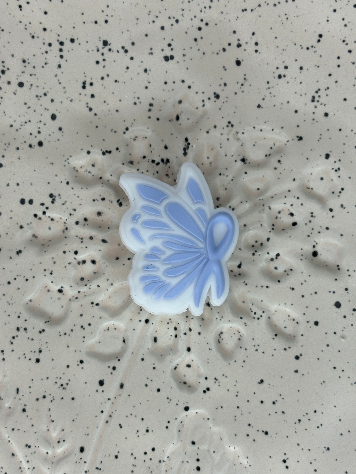Awareness - Butterfly Awareness Silicone Focal 0417
