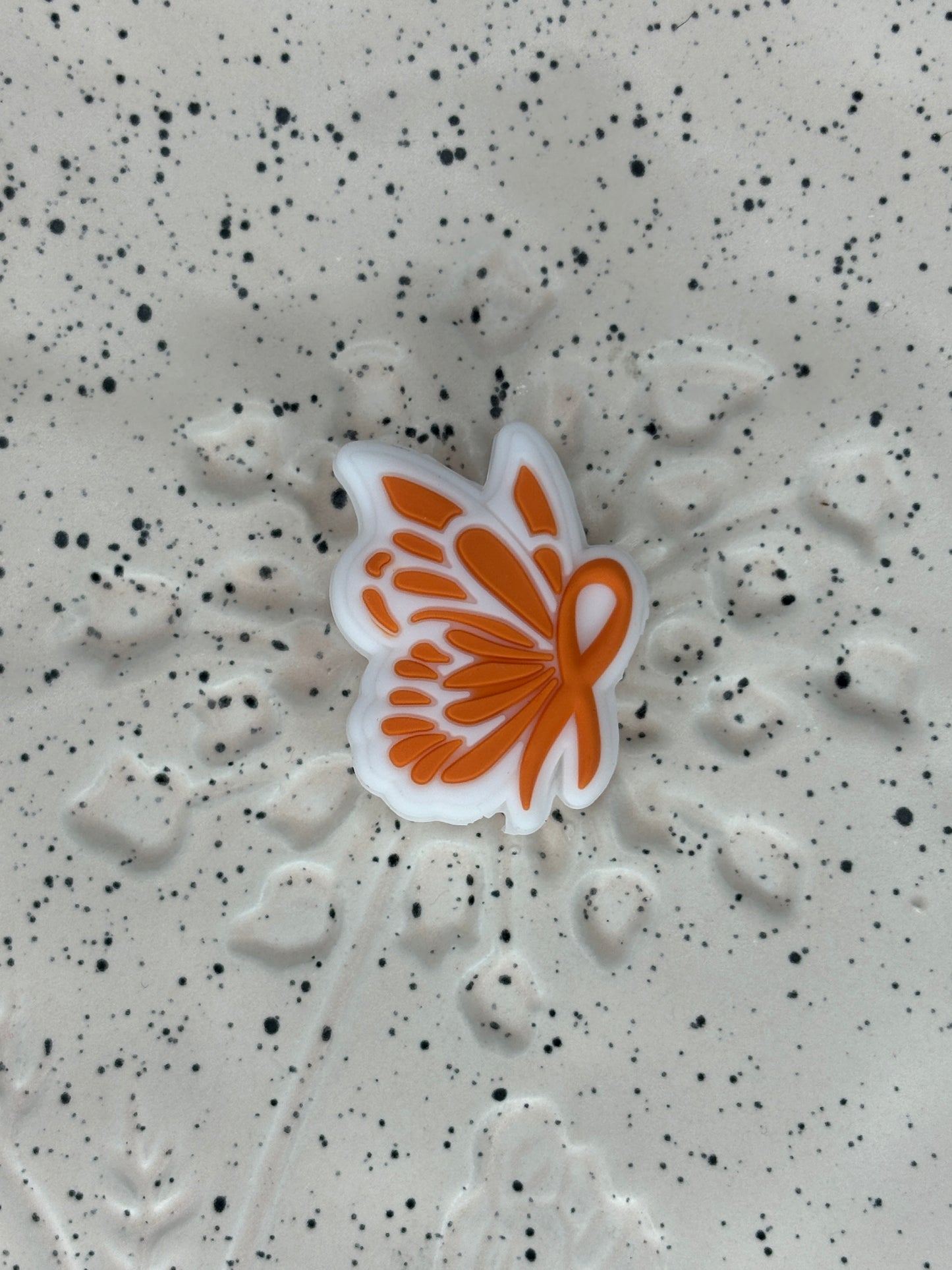 Awareness - Butterfly Awareness Silicone Focal 0417