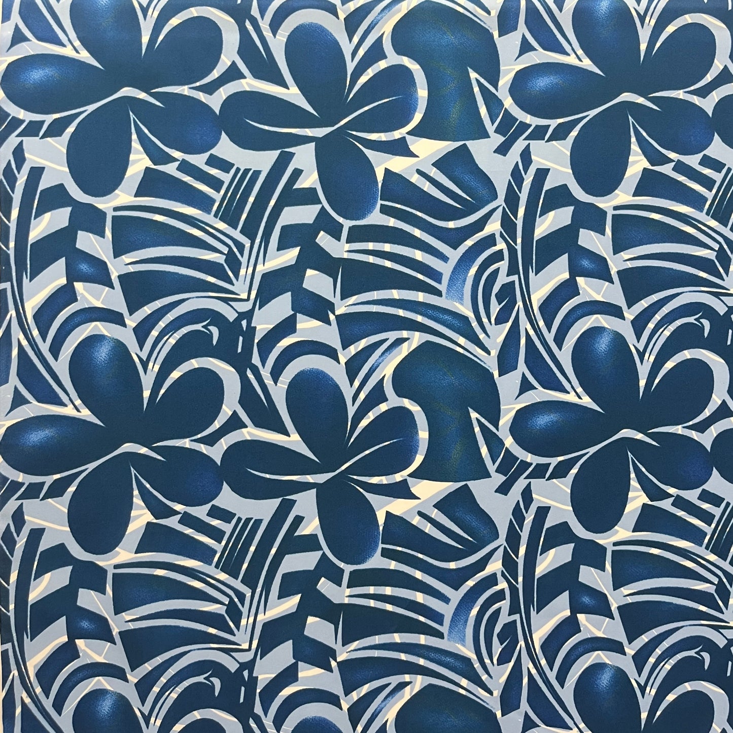 Plumeria Flower Polyester Fabric | Islands Fabric