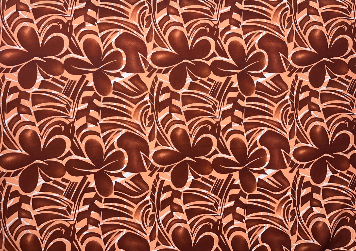 Plumeria Flower Polyester Fabric | Islands Fabric