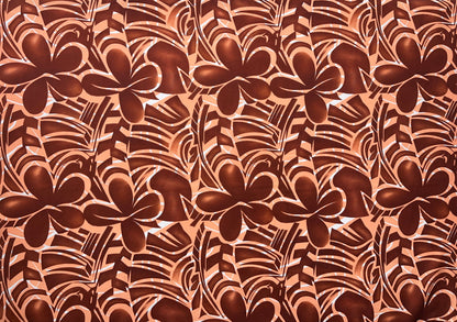 Plumeria Flower Polyester Fabric | Islands Fabric