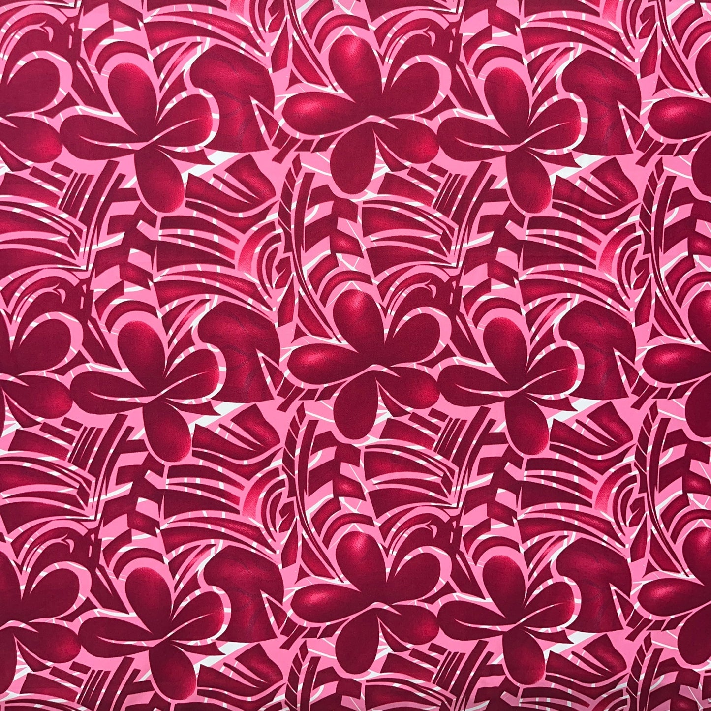 Plumeria Flower Polyester Fabric | Islands Fabric