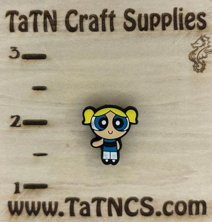 VIPCartoonCartoon NetworkPowerPuffGirlsBubbles Silicone Focal 0040