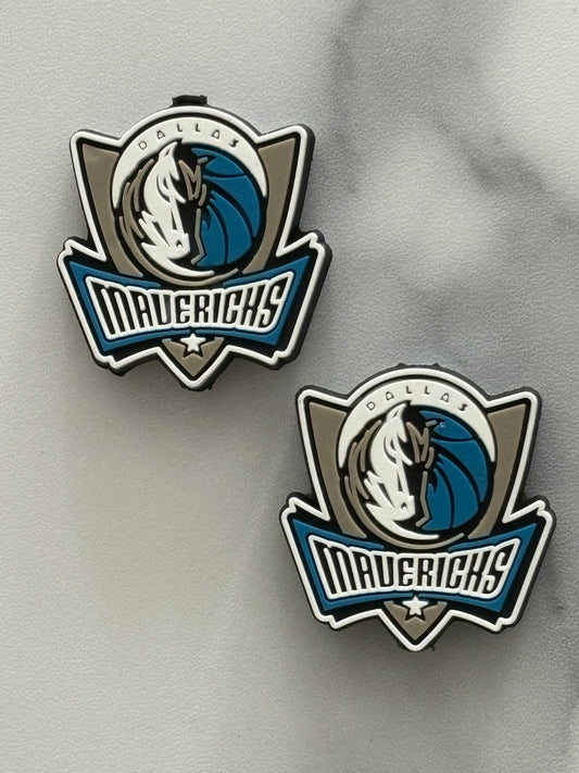 Basketball - Dallas Mavericks PVC Focal - Bead Sister Collab - 5 Count