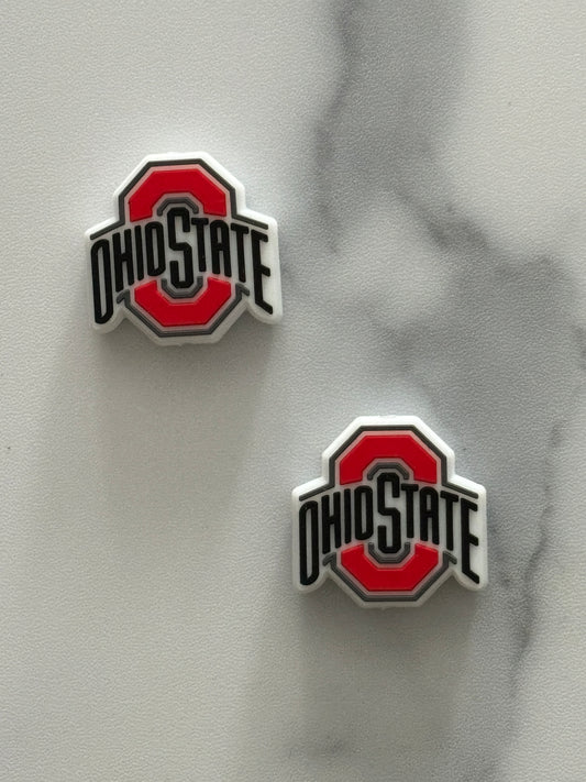 College - Ohio Buckeyes Silicone Focal RD Creations Collab - 5 Count
