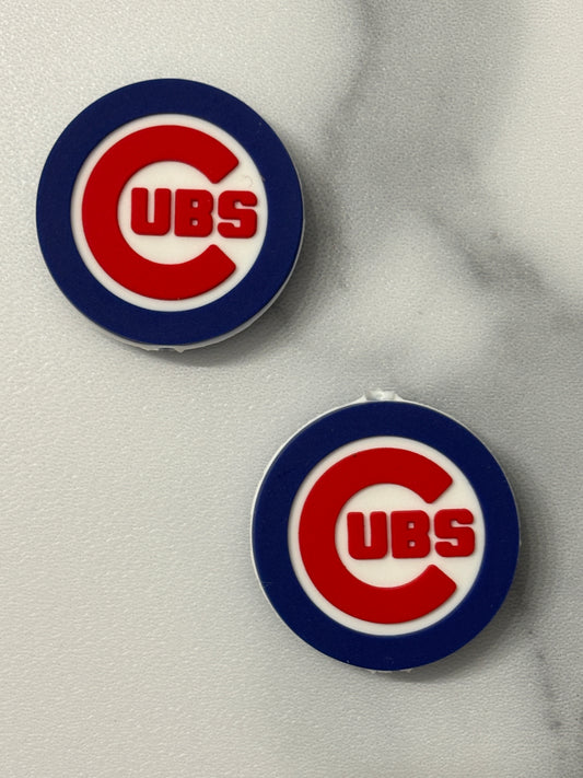 Baseball - Chicago Cubs PVC Focal - Bead Sister Collab - 5 Count