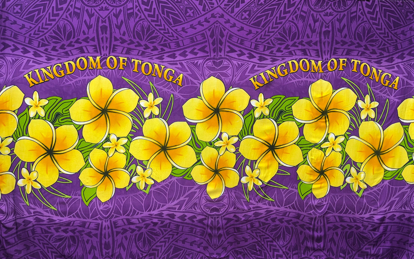Plumeria Kingdom of Tonga Sarong