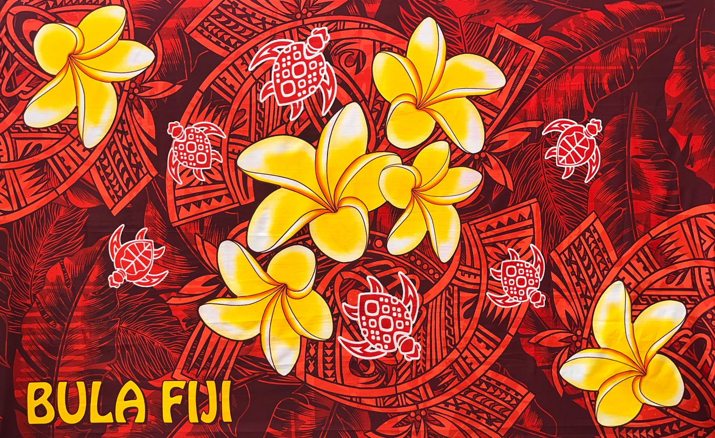 Bula Fiji Turtle Sarong | Islands Fabric