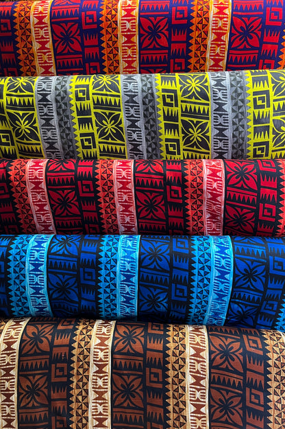 Traditional Fiji Cotton Fabric | Islands Fabric