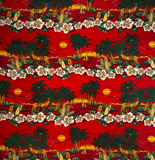 Island Sunset Peachskin Fabric | Islands Fabric